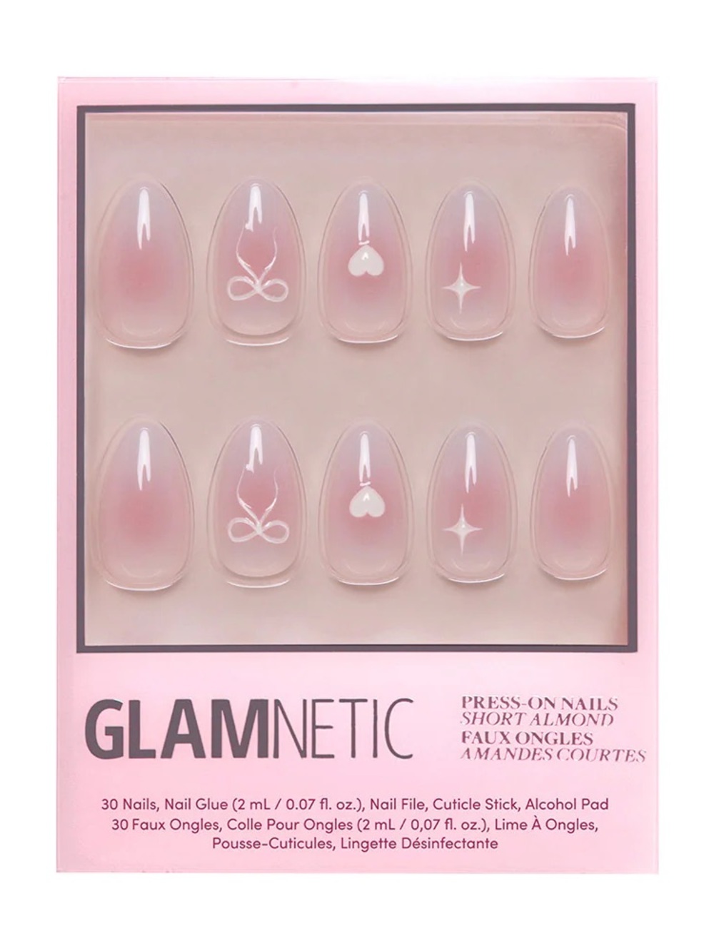 2 for $24 - Glamnetic Press On Nails - Lovers Knot